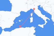 Vluchten van Algiers naar Pisa
