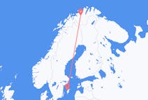 Flug frá Visby, Svíþjóð til Alta, Noregi