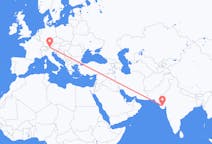 Flights from Rajkot, India to Innsbruck, Austria