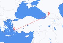 Flyreiser fra Kutaisi, Georgia til Bodrum, Tyrkia