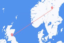 Flights from Sveg, Sweden to Edinburgh, the United Kingdom