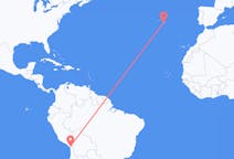 Flyrejser fra Tacna, Peru til Ponta Delgada, Portugal