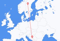 Flights from Sarajevo, Bosnia & Herzegovina to Sveg, Sweden