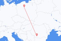 Flyg från Bydgoszcz, Polen till Craiova, Rumänien
