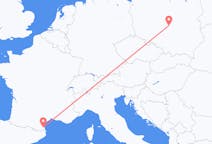 Flüge von Łódź, Polen nach Perpignan, Frankreich
