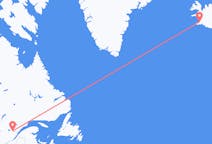 Flyg från Saguenay till Reykjavík