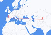Flyreiser fra Fergana, Usbekistan til Bilbao, Spania