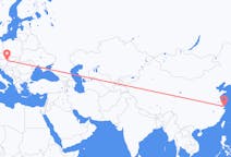 Flights from from Shanghai to Vienna