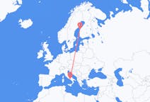 Flyrejser fra Napoli, Italien til Vasa, Finland