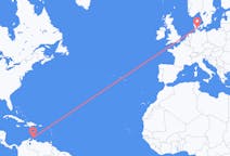 Flights from Aruba, Aruba to Sønderborg, Denmark