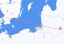Flyg från Vilnius, Litauen till Ängelholm, Sverige