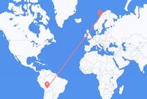 Flights from Cochabamba, Bolivia to Bodø, Norway