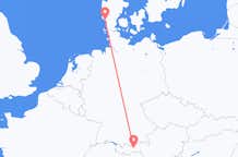 Flyreiser fra Innsbruck, Østerrike til Esbjerg, Danmark