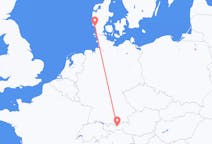 Voos de Innsbruck, Áustria para Esbjerg, Dinamarca