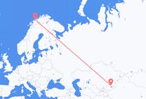 Flug frá Almaty til Tromsø