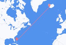 出发地 巴哈马出发地 马什港目的地 冰岛雷克雅未克的航班