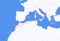 Vluchten van Essaouira, Marokko naar Brindisi, Italië