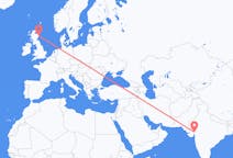Flyreiser fra Ahmadabad, India til Aberdeen, Skottland