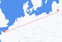 Flyg från Kaunas till Caen