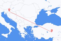 Flights from Zagreb in Croatia to Kayseri in Turkey