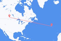 Flights from Regina to Terceira