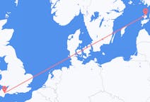 Flights from Exeter, the United Kingdom to Kardla, Estonia