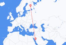 Flights from Yanbu, Saudi Arabia to Joensuu, Finland