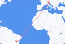 Flyrejser fra Montes Claros, Brasilien til Bologna, Italien