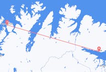 Fly fra Vadsø til Hammerfest