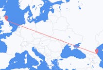 Flights from Makhachkala, Russia to Durham, England, the United Kingdom