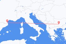 Flyg från Plovdiv, Bulgarien till Perpignan, Frankrike