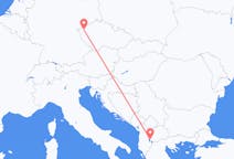 Fly fra Ohrid til Karlovy Vary