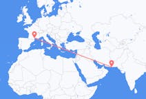 Flights from Gwadar, Pakistan to Béziers, France