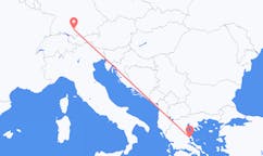 Vluchten van Volos naar Memmingen