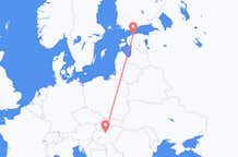 Vluchten van Tallinn naar Boedapest