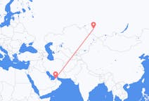 Flights from Dubai, United Arab Emirates to Barnaul, Russia
