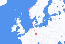 Vluchten van Neurenberg, Duitsland naar Florø, Noorwegen
