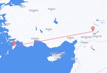 Flights from Adıyaman, Turkey to Rhodes, Greece