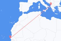 Flyreiser fra Dakar, til Tirana