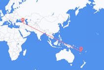 Flights from Port Vila to Kars