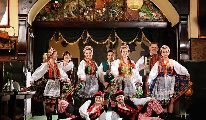 Polish Folk Show with 3 course dinner in Krakow legendary restaurant