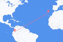 Flyrejser fra Puerto Asís, Colombia til Funchal, Portugal