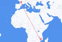 Flyreiser fra Quelimane, Mosambik til Toulouse, Frankrike