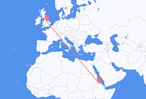 Flights from Asmara to Nottingham