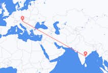 Flyg från Vijayawada, Indien till Graz, Österrike