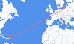 Flights from San Juan to Gdansk