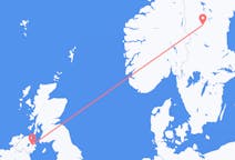 Flights from Sveg, Sweden to Belfast, the United Kingdom