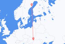 Voos de Debrecen, Hungria para Umeå, Suécia