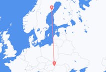 Vols de Debrecen, Hongrie pour Umeå, Suède