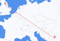 Flyreiser fra Doncaster, England til byen Niš, Serbia